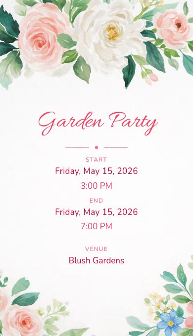 Blush Garden